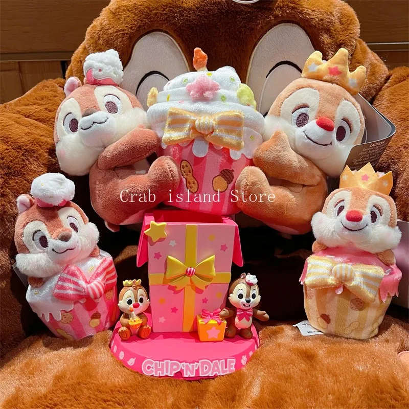 

Original Disney Clarice Chip Dale Birthday Plush Toys Cartoon Figure Plush Stuffed Doll KeyChain Kids Birthday Christmas Gifts