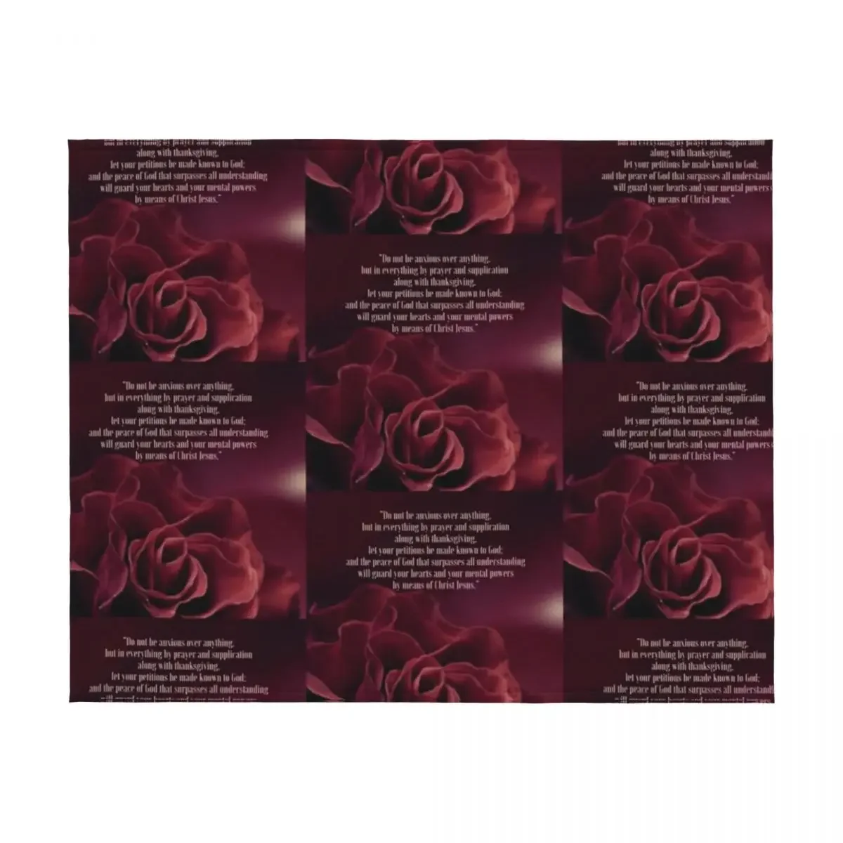 فيليبي 4:6,7 رمي بطانية شعر ديكور أرائك زخرفية بطانيات أطفال