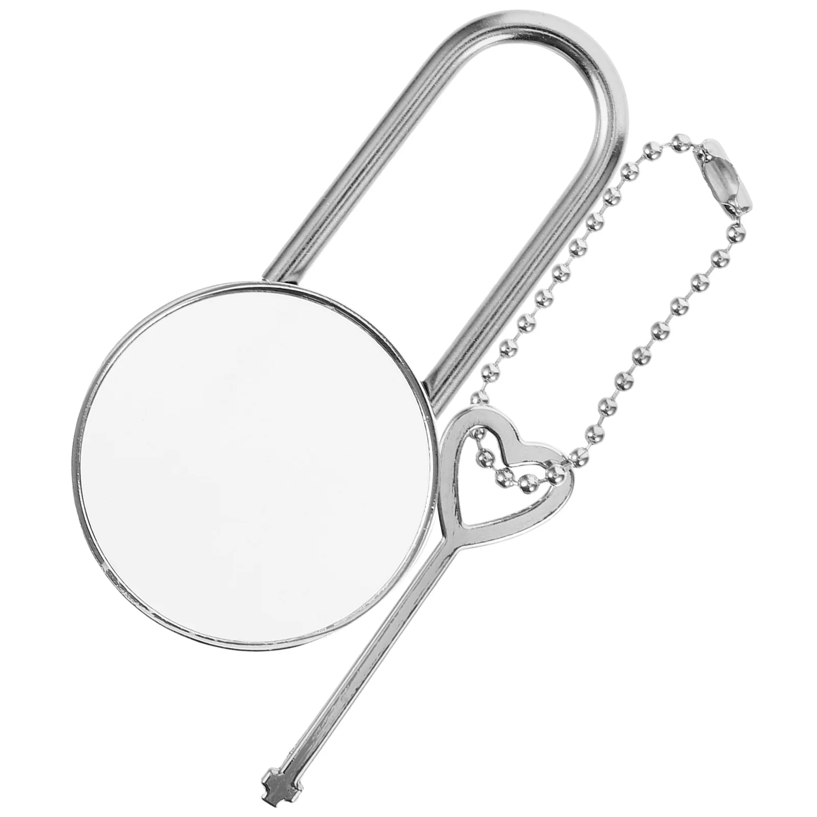 

1 Set Heat Transfer Padlock Replacement Small Metal Lock Key Luggage Bag Diary Gym Locker Mini Locks Wear Resistant Lightweight