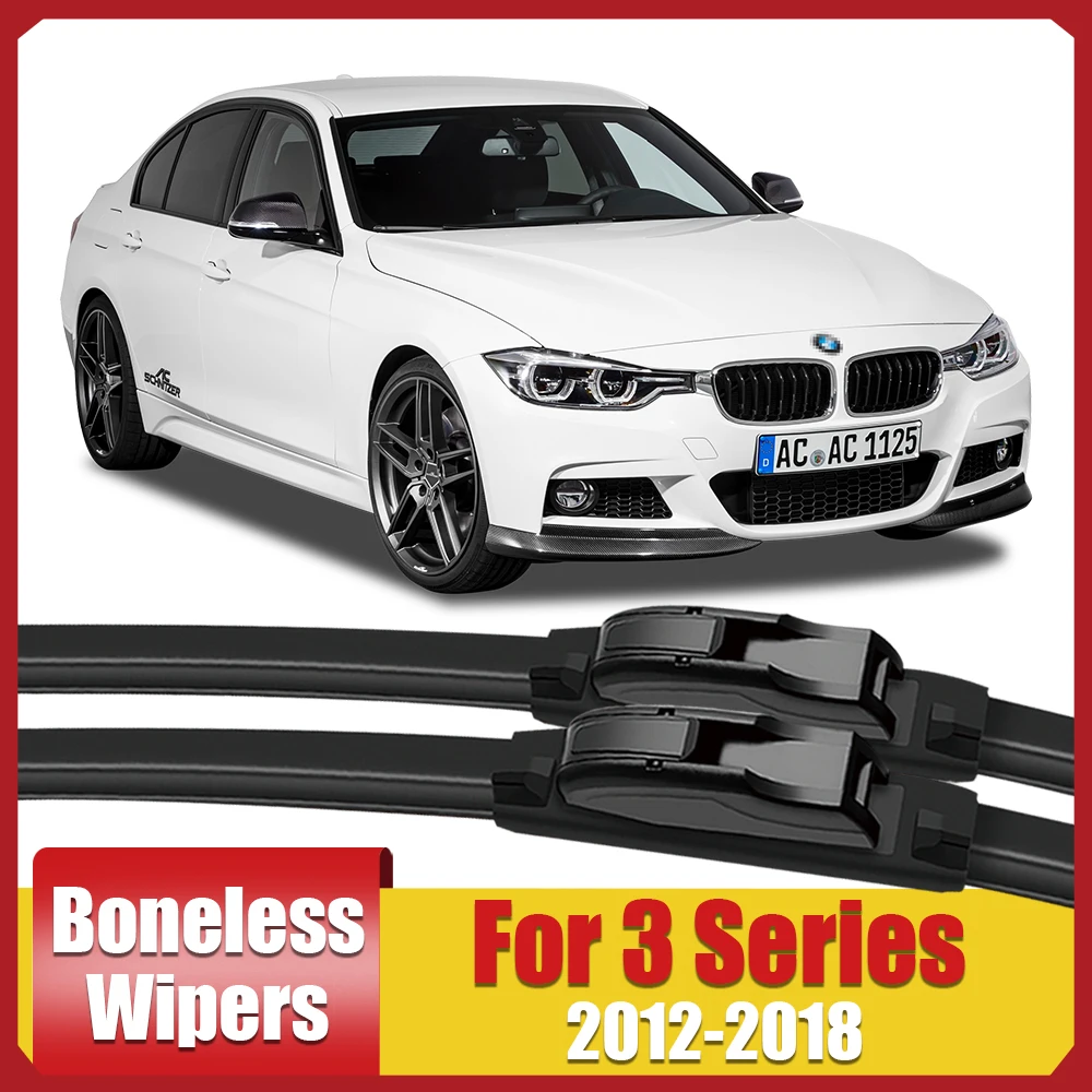 For BMW 3 Series F30 F31 F34 2012-2018 Front Windshield Wiper Blade Car Wiper Blade Refill Window Cleaning Car Accessories