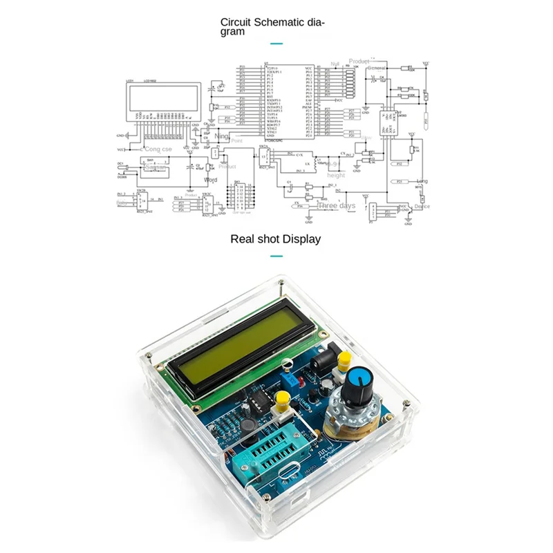 Capacitance And Inductance Meter Frequency Measurement DIY Electronic Set Kit 51 Monolithic Tester Circuit Board Welding Set
