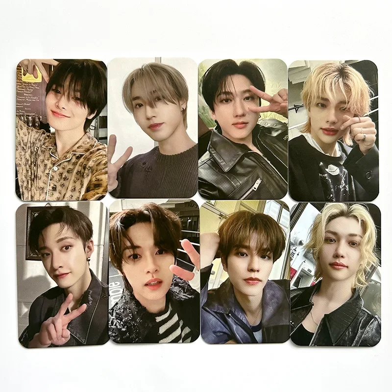 8PCS/Set Kpop Idol SKZ Album 5-STAR Series Postcards Photocards Characters Printed LOMO Cards Stationery