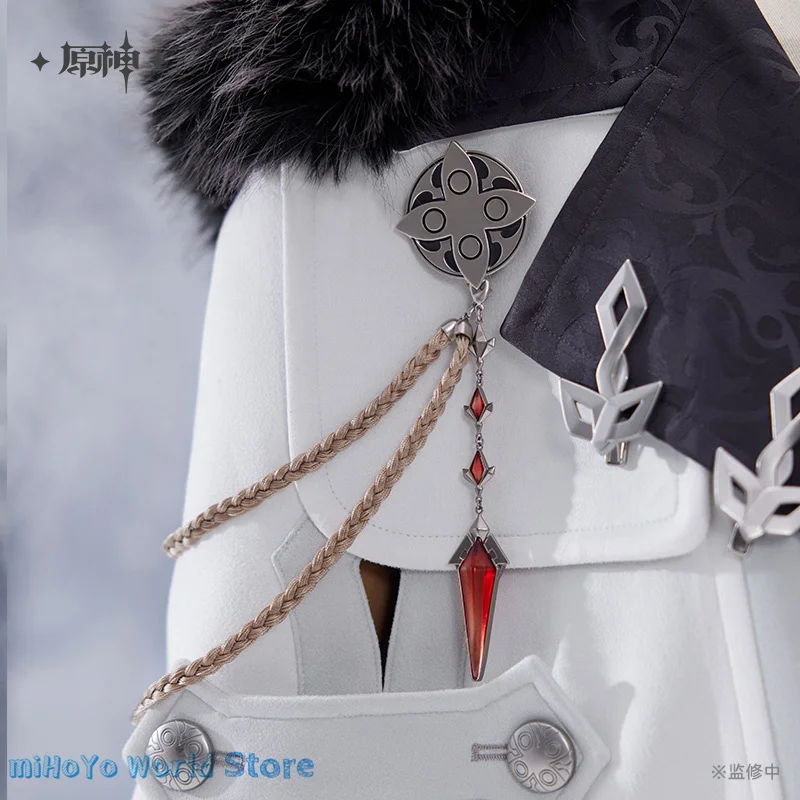 Genshin-broche de impacto Frost and Flame, broche oficial de Tartaglia, broche de personaje Original de Wanderer Sandrone, conjunto de regalos de disfraz