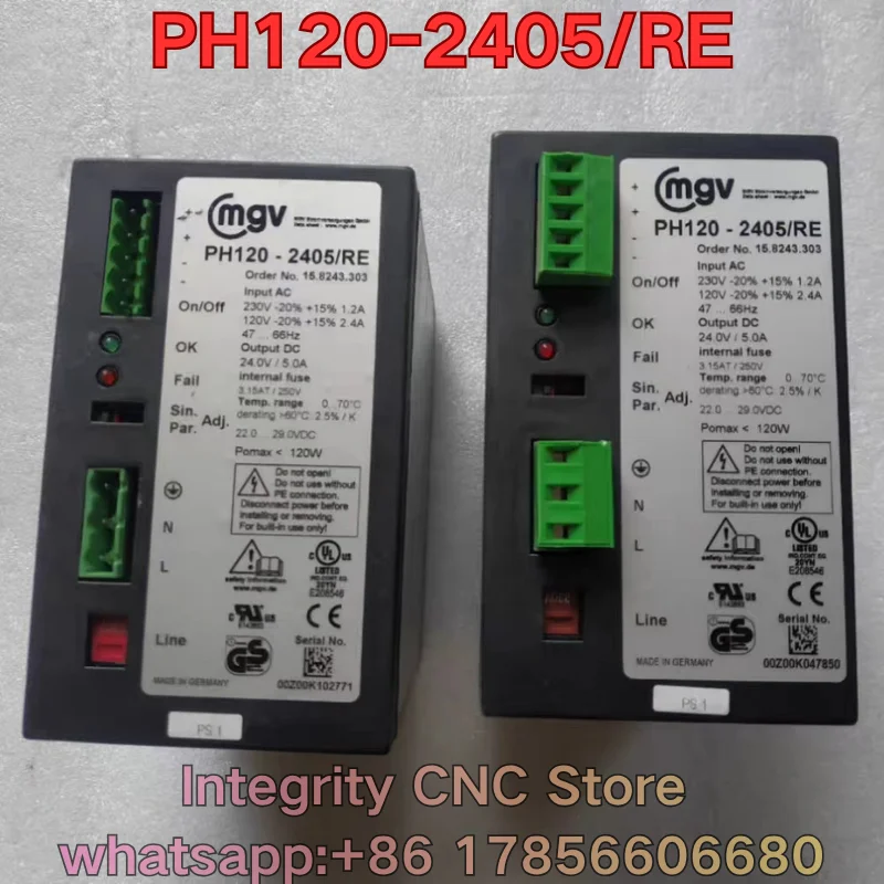 Second-hand PH120-2405/RE PLC module function test is normal