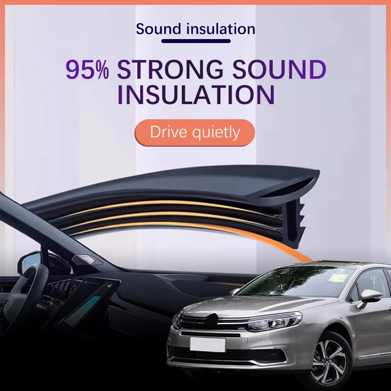

Car Dashboard Sealing Strip Interior Auto Noise Sound Insulation Rubber Trim Weatherstrip For Citroen C5 Berlingo C-Crosser