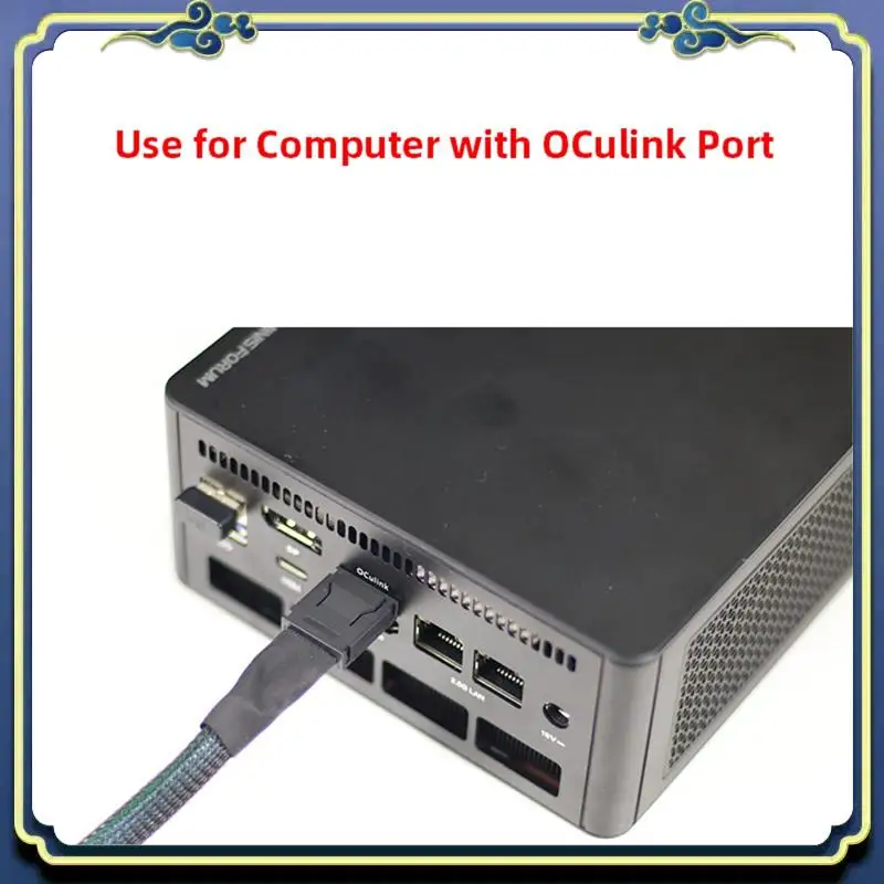 Draagbare M.2 MKEY Naar OCULINK Adapter High Speed GPU Dock PCIE 4.0X4 Mini PC Naar Externe Grafische Kaart Adapter