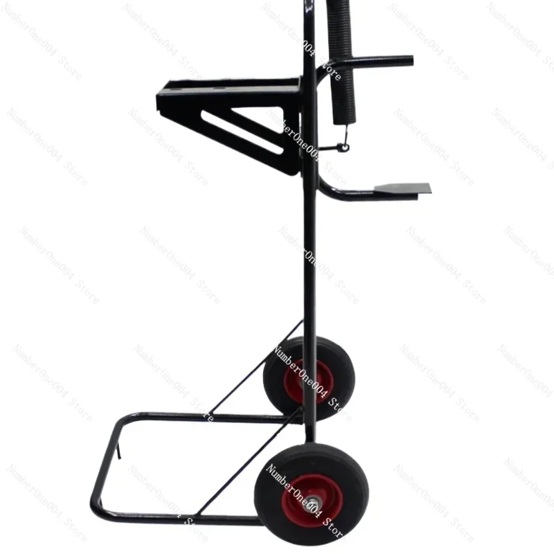 

Hand Push Type Single Wheel Ground Drill Rack DoubleWheel Agricultural Drilling Ground Drill Digging Rack Small Planting Machine