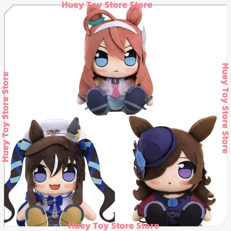 

Плюшевая игрушка для девочек-лошадей в стиле аниме — милая конная кукла с мягким набивным телом, коллекционный подарок для фанатов (18 см)