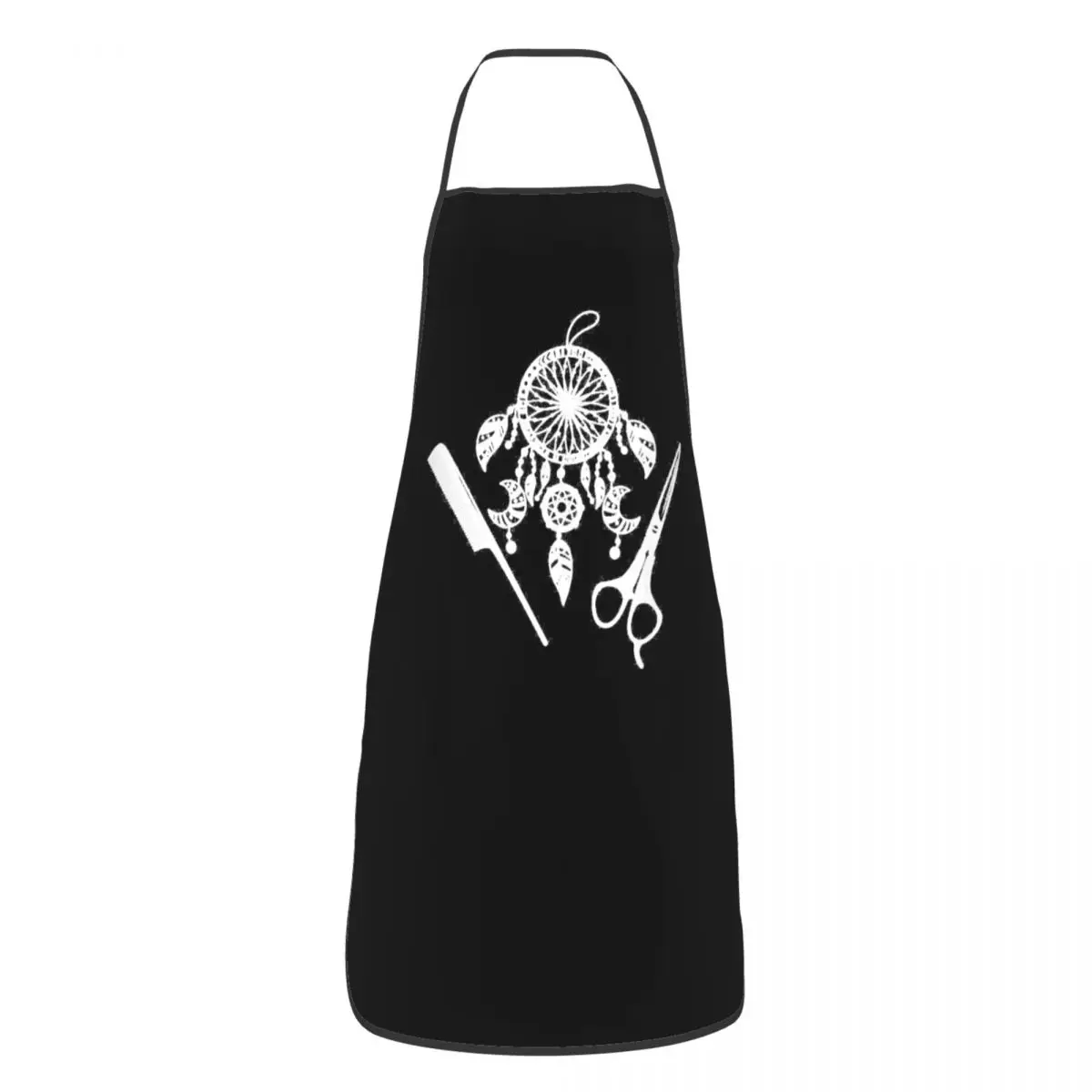 Classic Printing Aprons for Men Women Adult Unisex Kitchen Chef Bib Barber Hairdresser Fashion Trend Hairstyle Tablier Cuisine