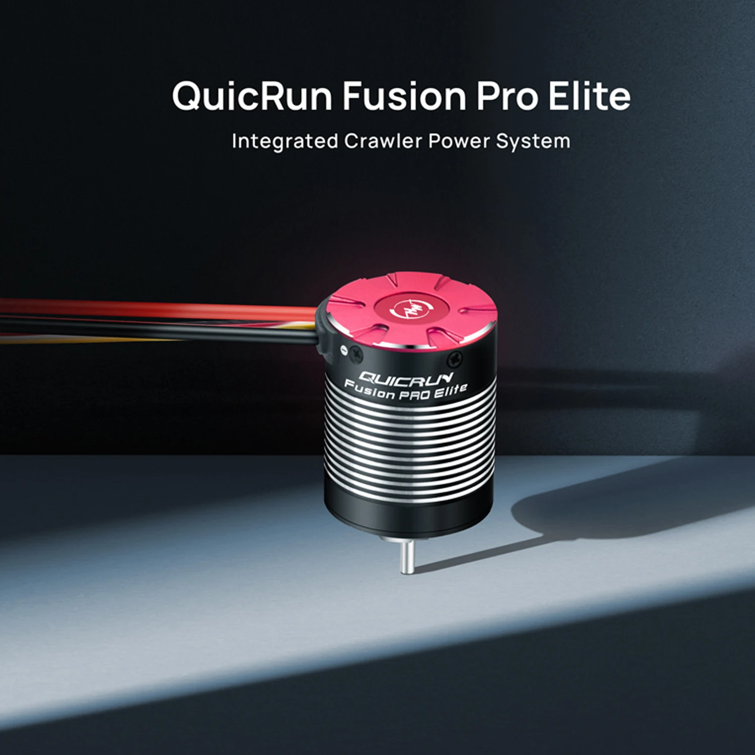 Hobbywing QUICRUN Fusion Pro-Elite 2300KV Sensored Brushless Motor Waterproof Built-in 50A ESC 2-in-1 for 1/10 RC Crawler Cars