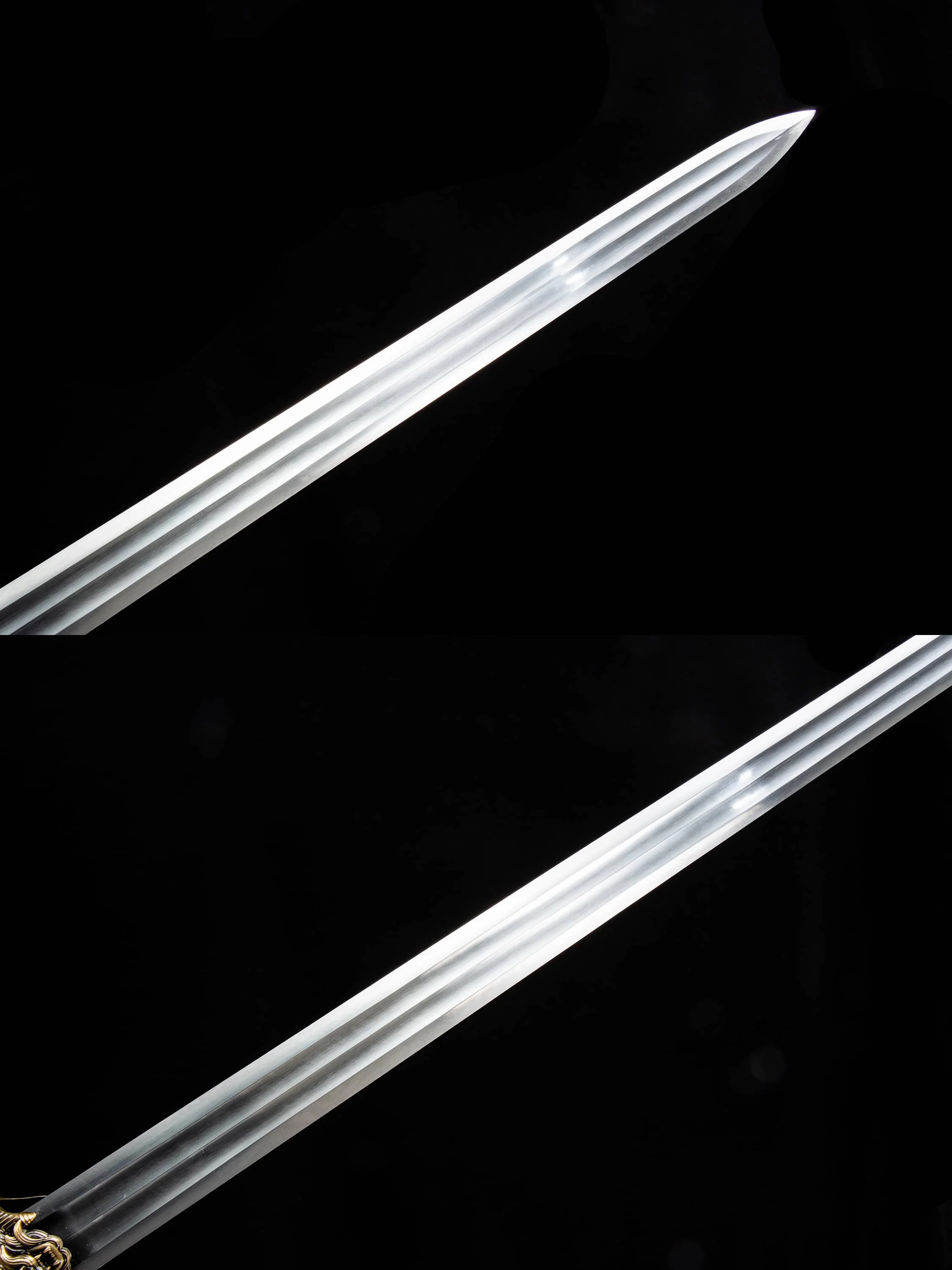 107cm medieval copper dragon carbon steel sharp Weapons katana Combat Preparation Ninja samurai sword Shirasaya full tang gift