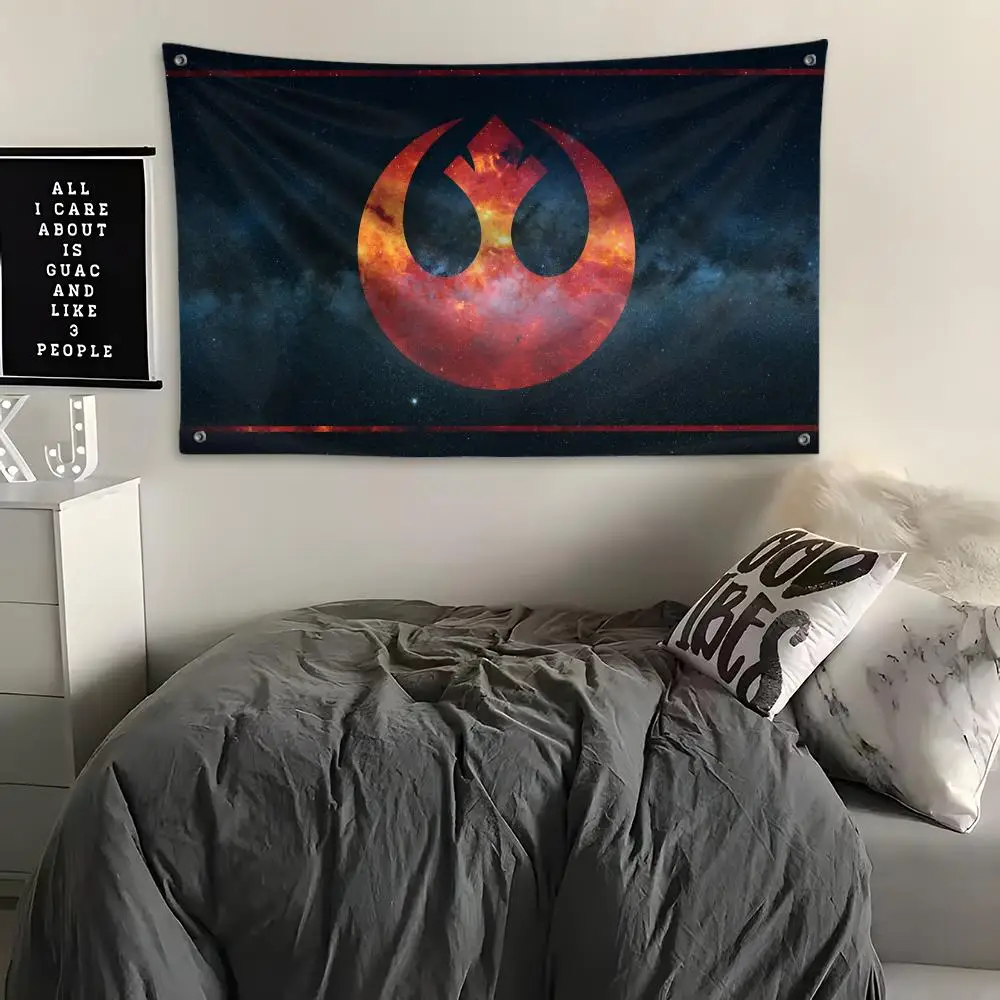 G-Galactic E-Empire Rebel Flags, individuelle Flaggen für Camping, Outdoor, Garten, Zimmer, Schlafzimmer, Dekoration, Party-Hintergründe, Wandkunst, Familiengeschenke – Detail 9