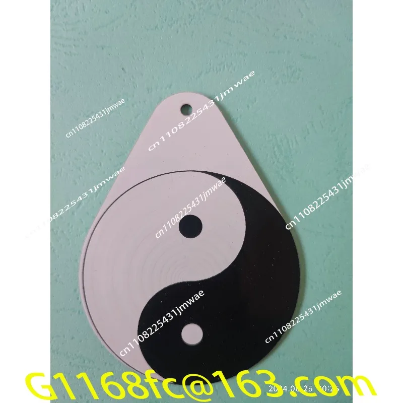 Polarizing Disc 6 Cm on Both Sides, 2 Discs in Droplet Shape, Multi-wave Oscillator Antenna Pendant