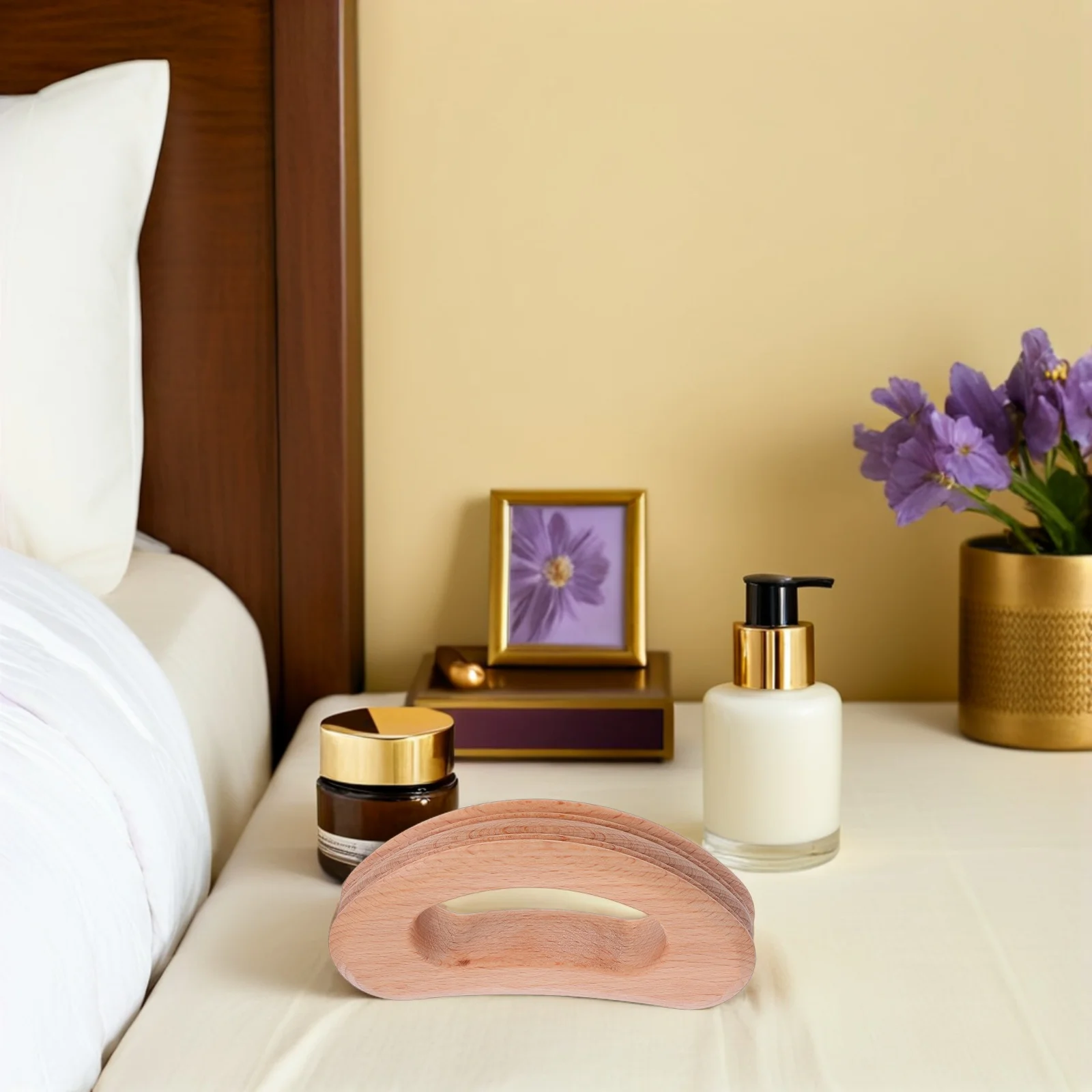 

Beech Wood Scraper H Held Muscle Massager Guasha Board For Neck Back Legs Arms Shoulder Full Body Massage Tools Accessories