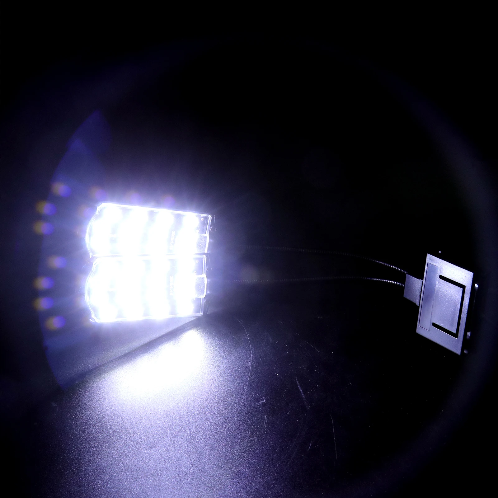 

15W LED Fish Tank Light Aquarium Lamp Stable Illumination Durable USB Waterproof Aquatic Lighting Eu Plug Black