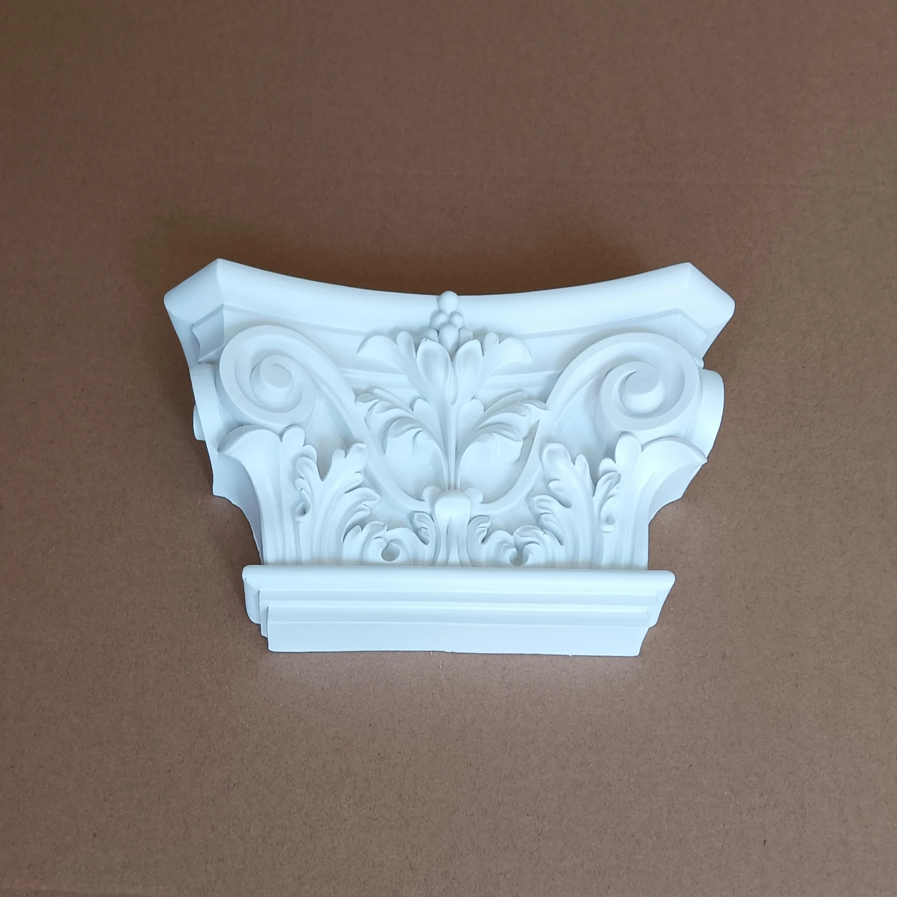 PU Roman Pillar Capital Column top Wall Moulding Decorative component of House Renovation Polyurethane Ornament