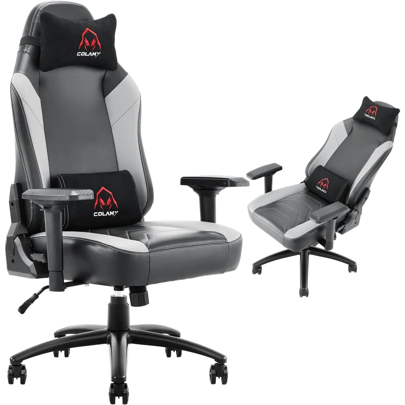 US Big and Tall Gaming Chair 400lbs-Computer Gamer Chair, Ergonomic Executive Office Chair, High Back PC Chair with Wide Seat