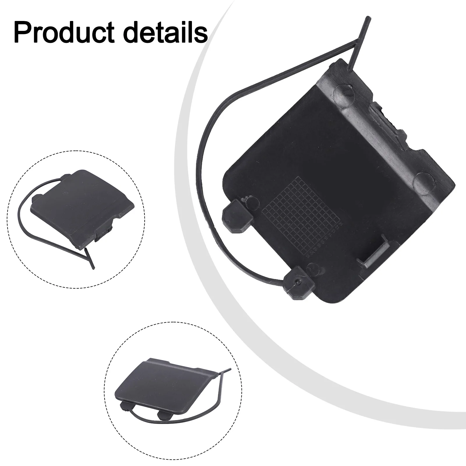 

Front Tow Hook Cap Front Bumper Tow Hook Cover Direct Replacement Front Placement High Universality Check OE Before Purchasing