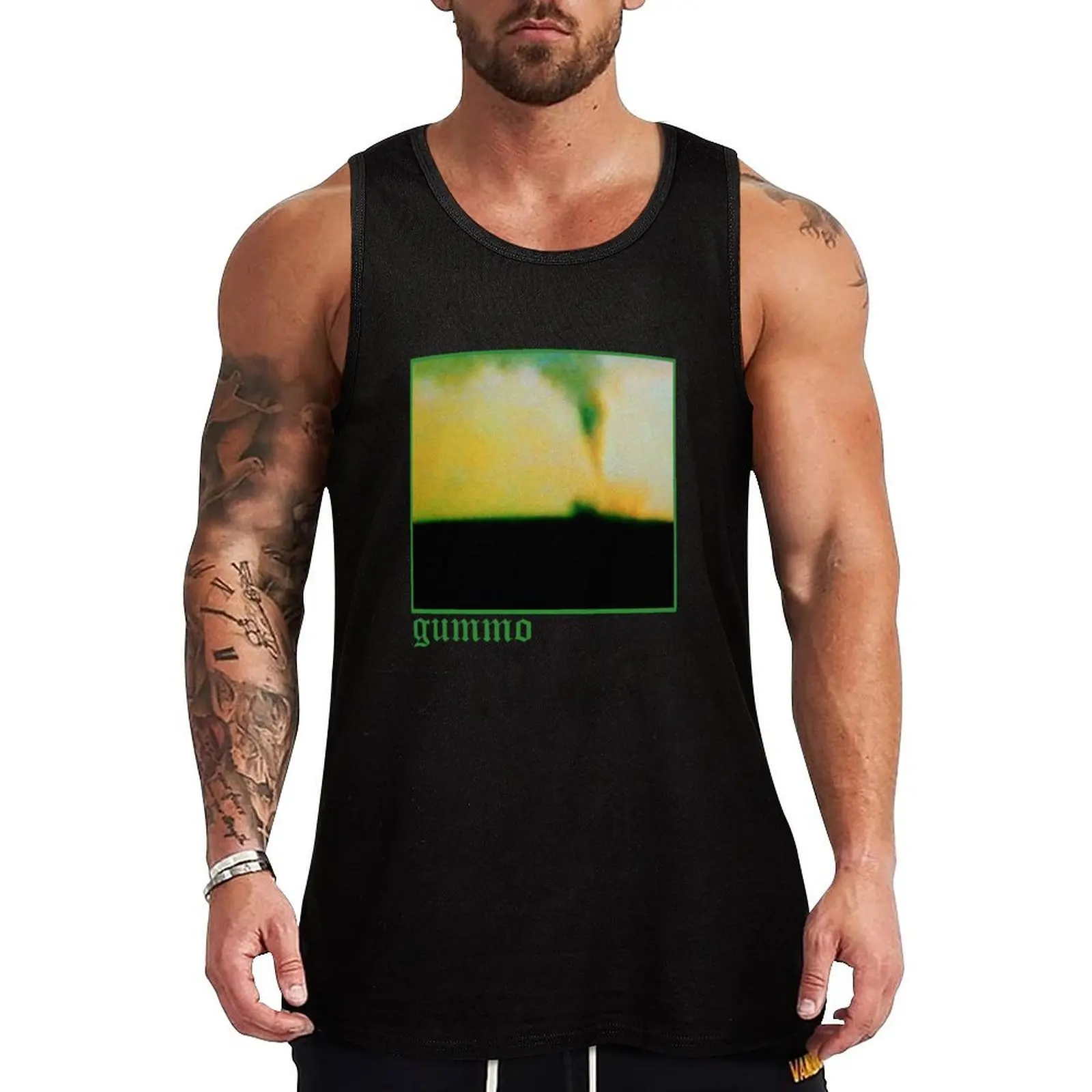 Gummo - Crying Tank Top Simple Basic Tank Top Regular Fit Sleeveless Shirt