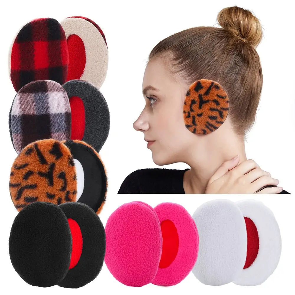 Kids Men Women Warm Winter Fluffy Fleece Bandless Ear Warmers Earmuffs Ear Cover Ear Warmers