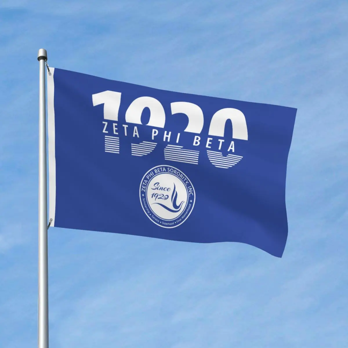 Zeta Phi Beta ZPB Sorority Double-Sided Flag for Home Party Garden Indoor Outdoor Flags Decoration Banner