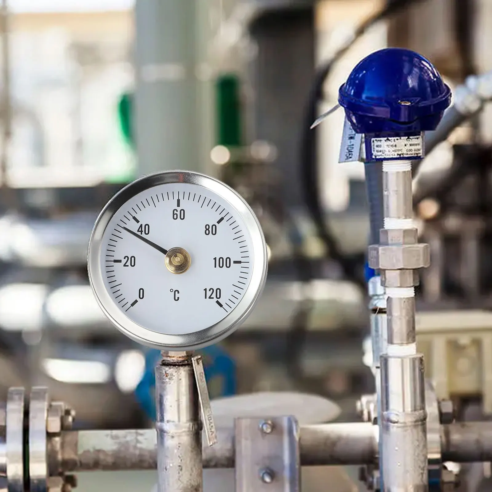 

Эффективное измерение температуры с трубчатым термометром из нержавеющей стали. Набор из 2 штук крепится быстро стандартными трубками.