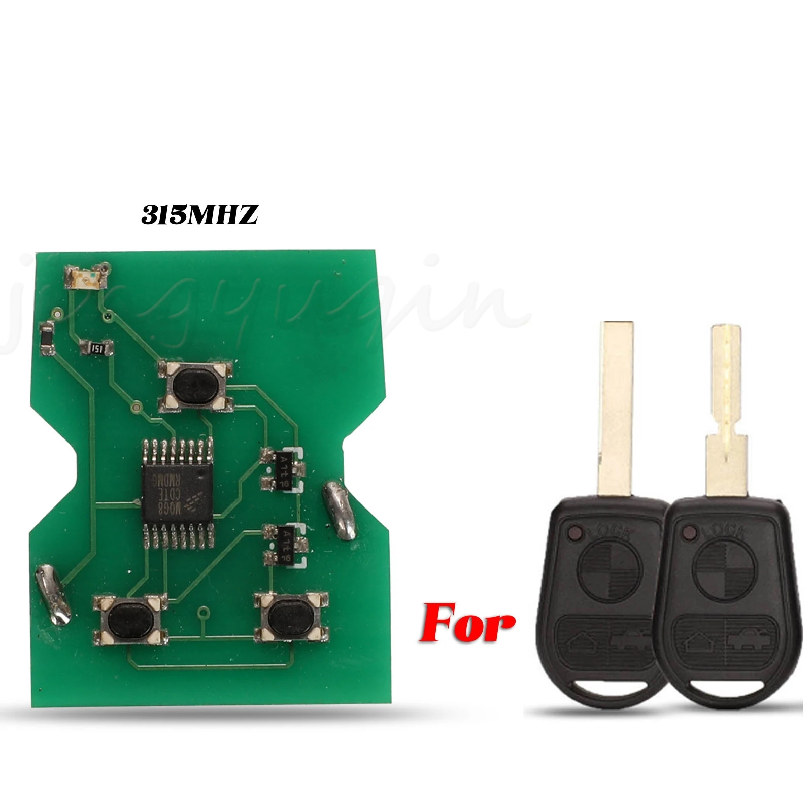 jingyuqin For BMW Z3 E31 E32 E34 E36 E38 E39 E46 3B Remote Control Car Key Circuit Board 315 Mhz