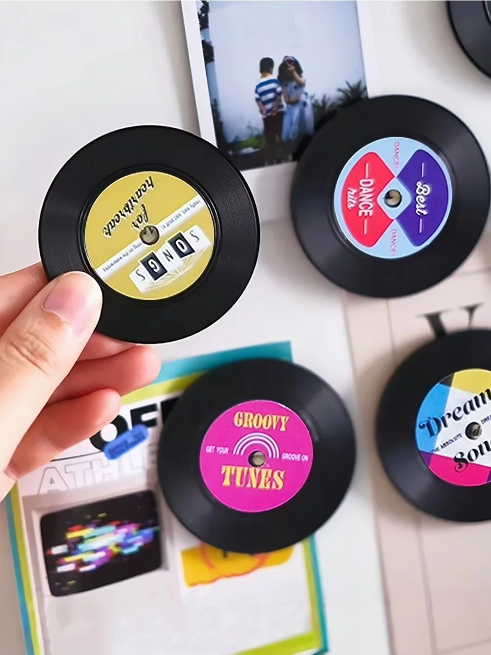 Vintage Cassette Tape Fridge Magnets Retro Refrigerator Decor Home Kitchen Office Perfect Easter Gift For Friends Family