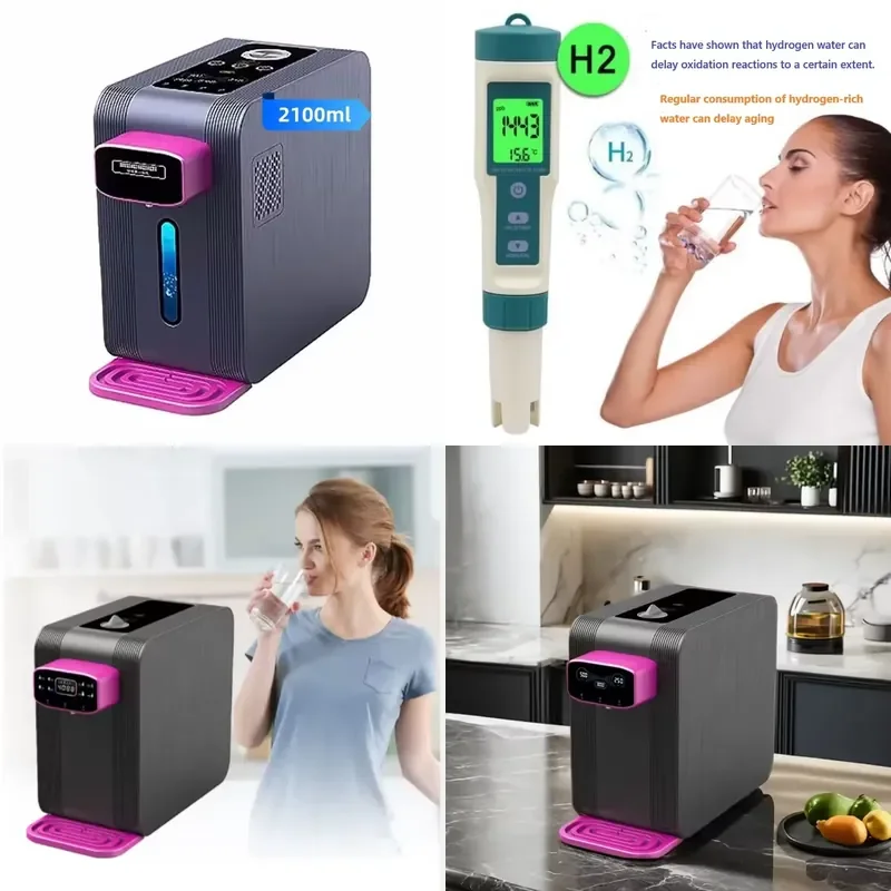 

Water Generator 3-in-1 H2 Water Machine with SPE PEM Technology Portable Water Maker for Home Office Travel