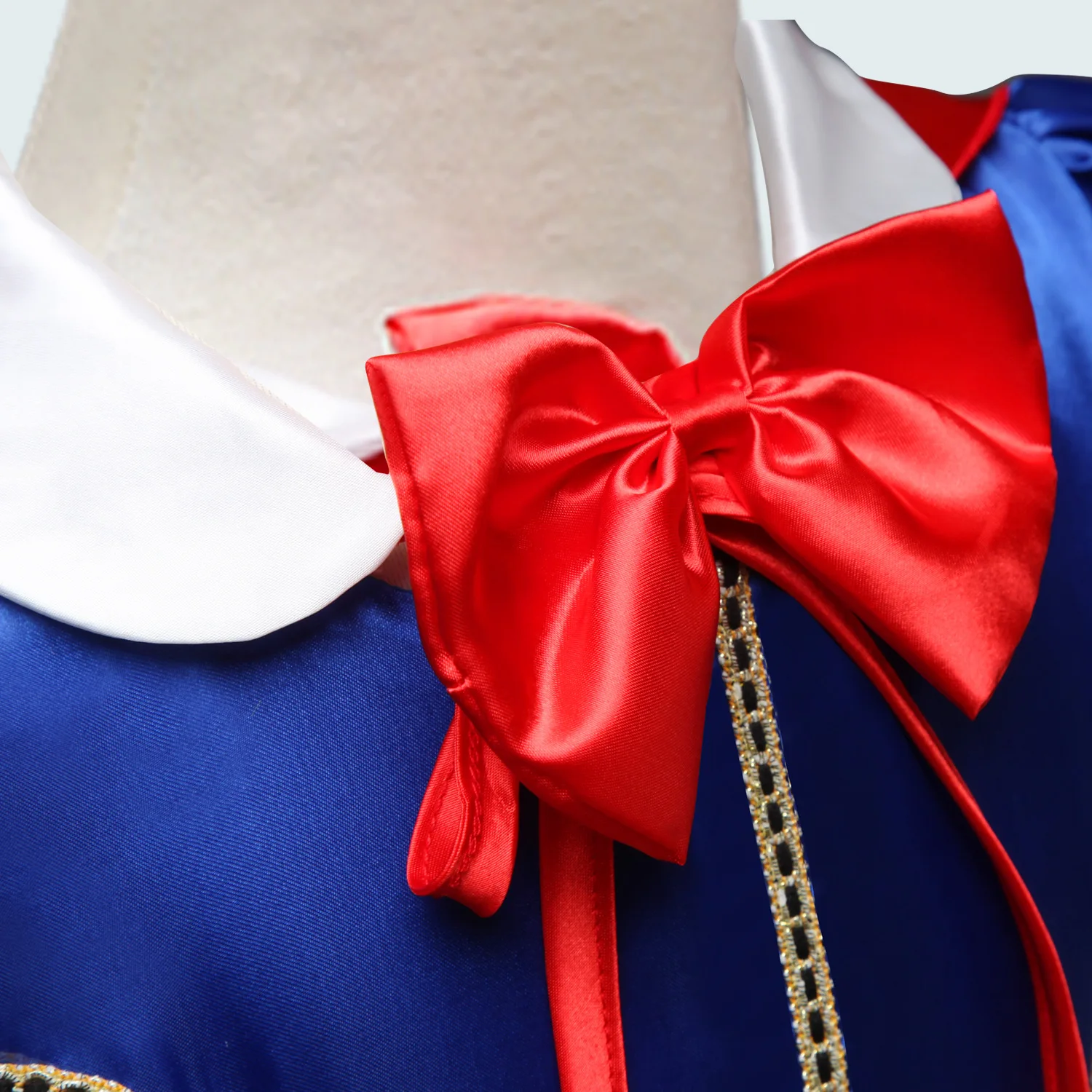 Iconic Princess Role Play Snow White Costume Girls Halloween Fancy Carnival Apparel Story Book Kids Classic Dress up Party Gown