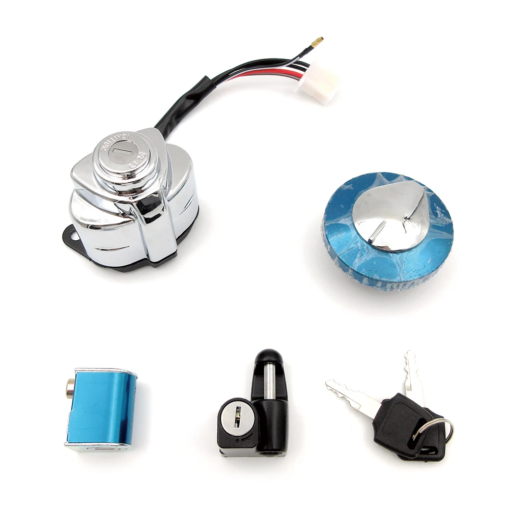 

Motorcycle Ignition Switch Seat Gas Cap Cover Lock Key For Honda Shadow VT600 400 750 Steed Magna250 VLX600 VLX 400 CA250 DDY250