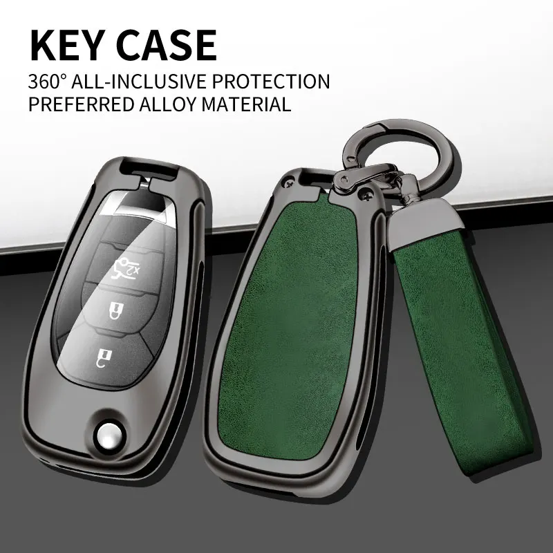 Car Key Cover For Chevrolet Cruze Malibu Onix RS Spark Aveo view 3