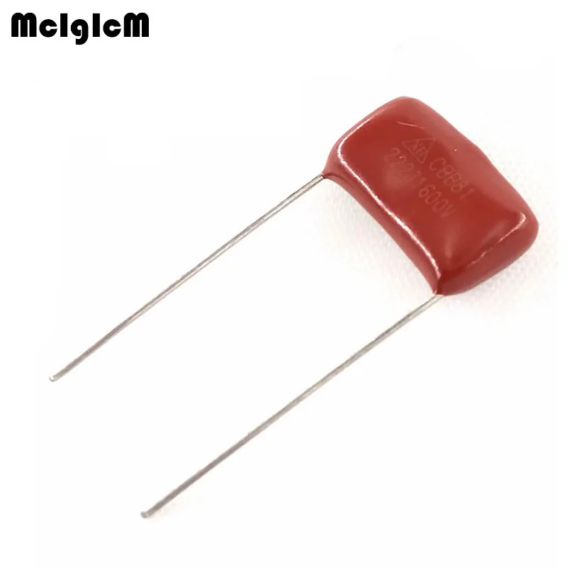 

1000pcs 222 2.2nF 1600V CBB Polypropylene film capacitor pitch 15mm 222 2.2nF 1600V