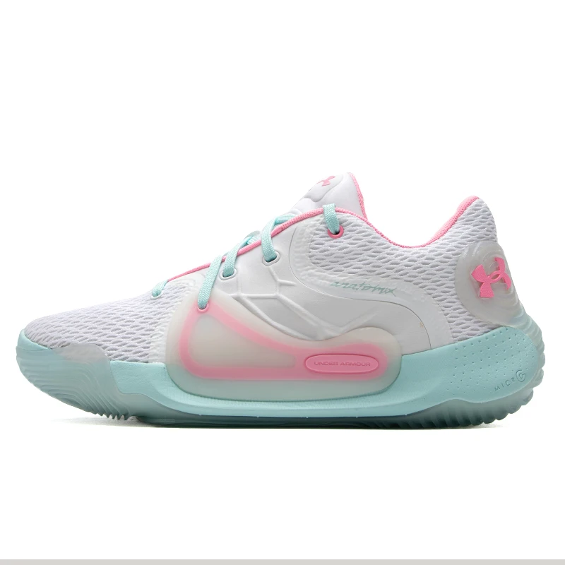 

Underarmour)/Ua мужские спортивные баскетбольные кроссовки Anatomix Spawn 2, амортизирующие и клетчатые кроссовки для бега, тренировочная обувь 3022626-104