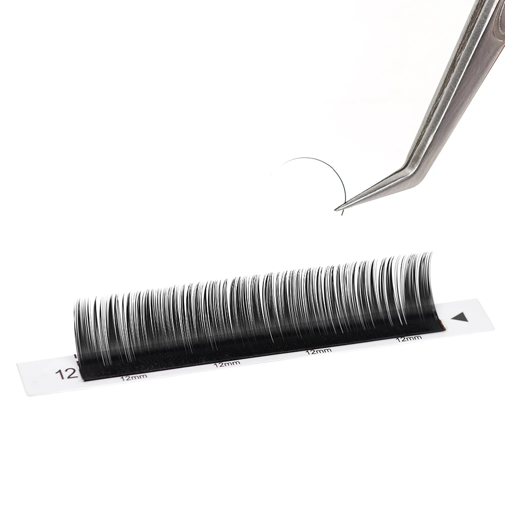 Arison False Eyelashes 12 Rows Individual Lashes 0.05/0.07/0.10 Thickness  9-16mm Length Professional Eyelashes High Quality