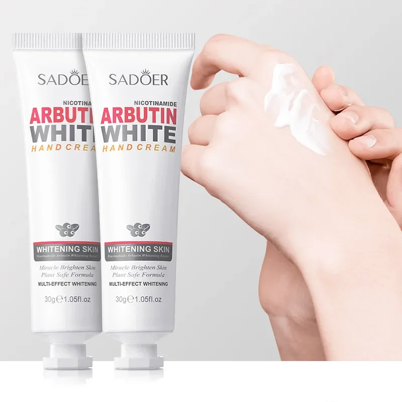 Whitening Hand Cream Niacinamide Arbutin Wrinkle Removal Anti-crack Moisturizing Repair Fade Fine Lines Smooth Skin Hand Care