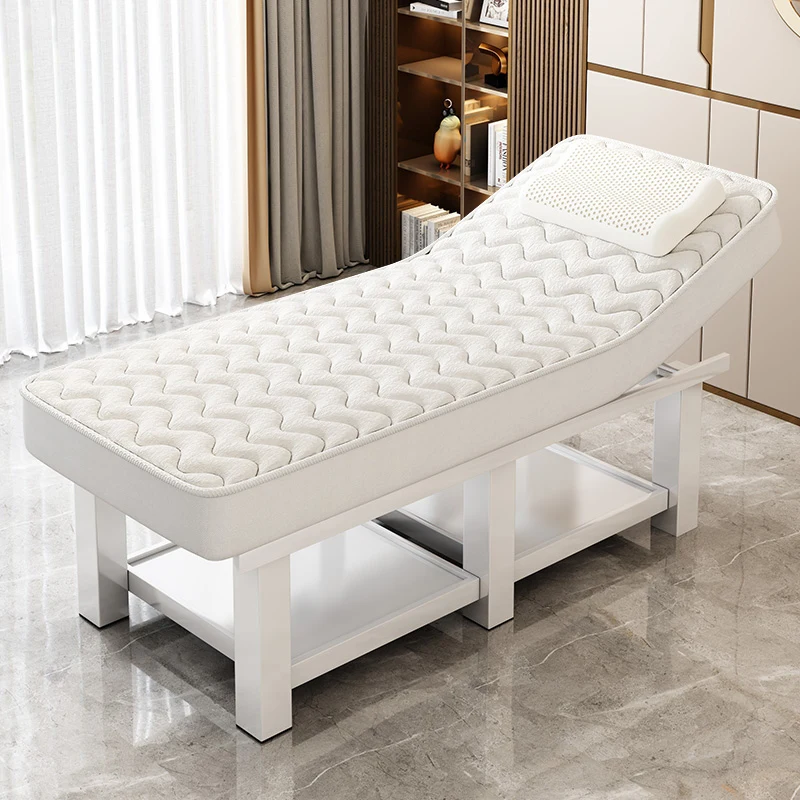 Wooden Beauty Massage Beds Tattoo Therapy Relax Spa Massage Tables Mattresses Latex Salon Furniture Cama Para Masajes LLMT