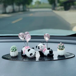 Creative Confession Balloon Resin Animal Panda Car Decoration Bear Home Computer Display Cake Decoration Valentine's Day Gift