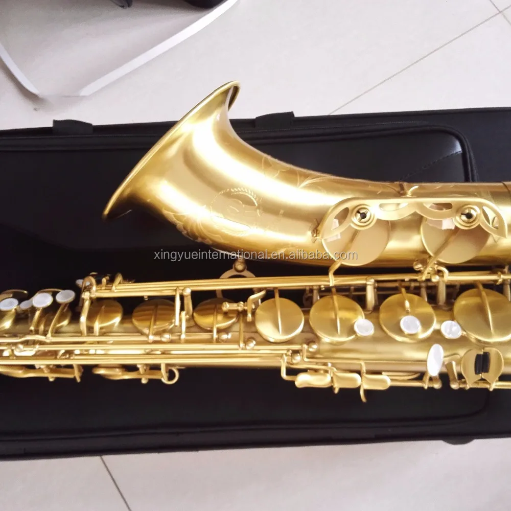 H80 Professional Brass Material Matt Lacquer Surface Professional Saxophone Tenor