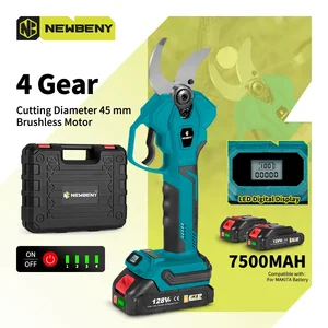 NEWBENY-Pruner elétrico sem escova, cisalhamento eficiente, tesoura de jardim recarregável, embelezar ferramentas elétricas para bateria Makita 18V, 45mm, 4 engrenagens 12 principais vendas alicate multiuso makita - №12