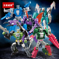 Weijiang Diehard Champsosaurs Zhuge-Fighter OS Titans Returns Skullcruncher Hardhead & Brainstorm Transformation Action Figure