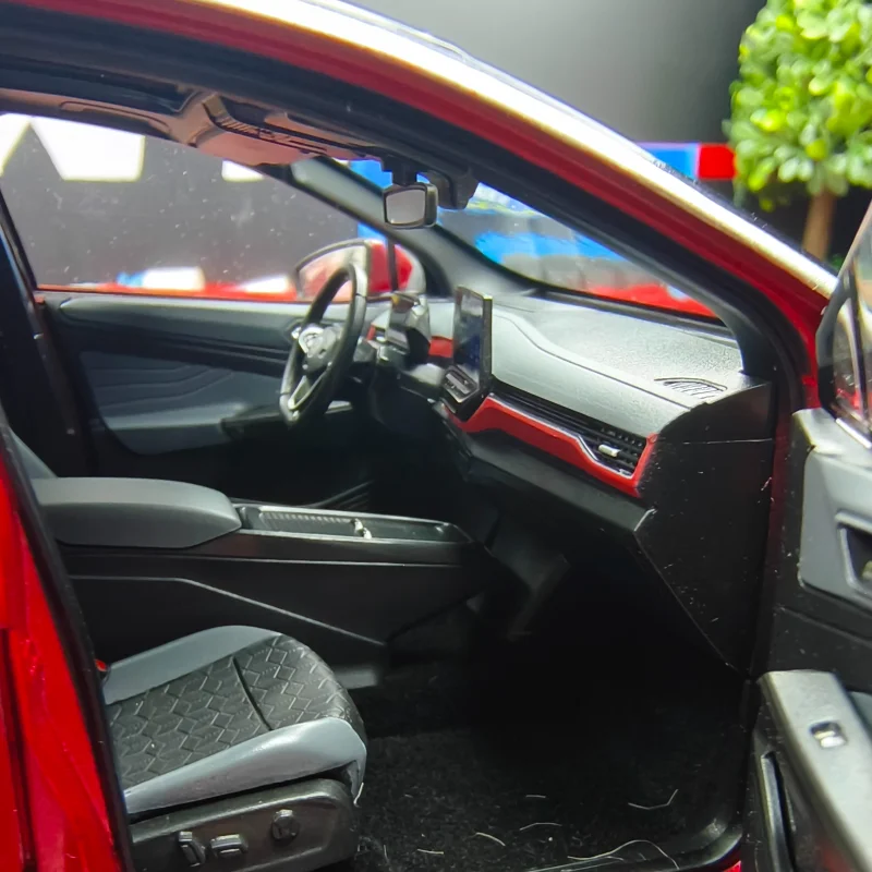 دييكاست 1:18 مقياس SAIC VW ID4X الأصلي كامل الباب الأصلي ضوء سبيكة سيارة نموذج تحصيل لعبة هدية تذكارية عرض حلية #3