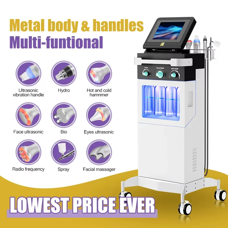 2025 Beauty Products Skincare Tools 13 in 1 Aqua Peel Hydra Dermabrasion Machine For Facial Care