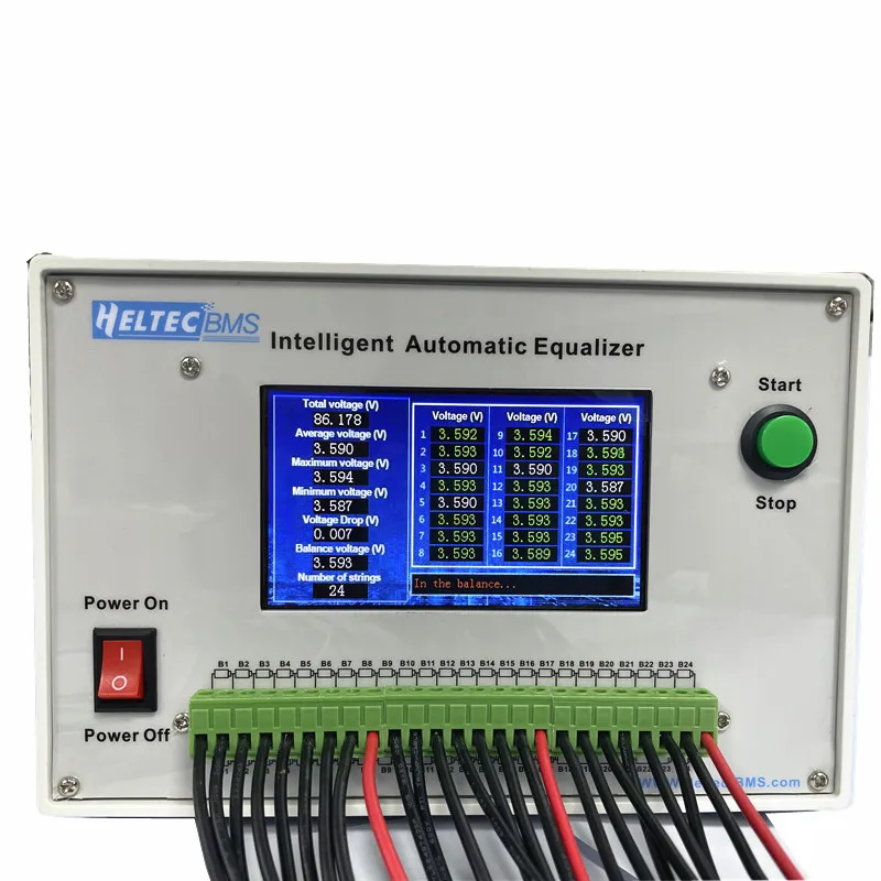 Battery active balancer equipment 2~24S 3A 4A fast Automatic Equalizer for Lipo Lifepo4 LTO  repair