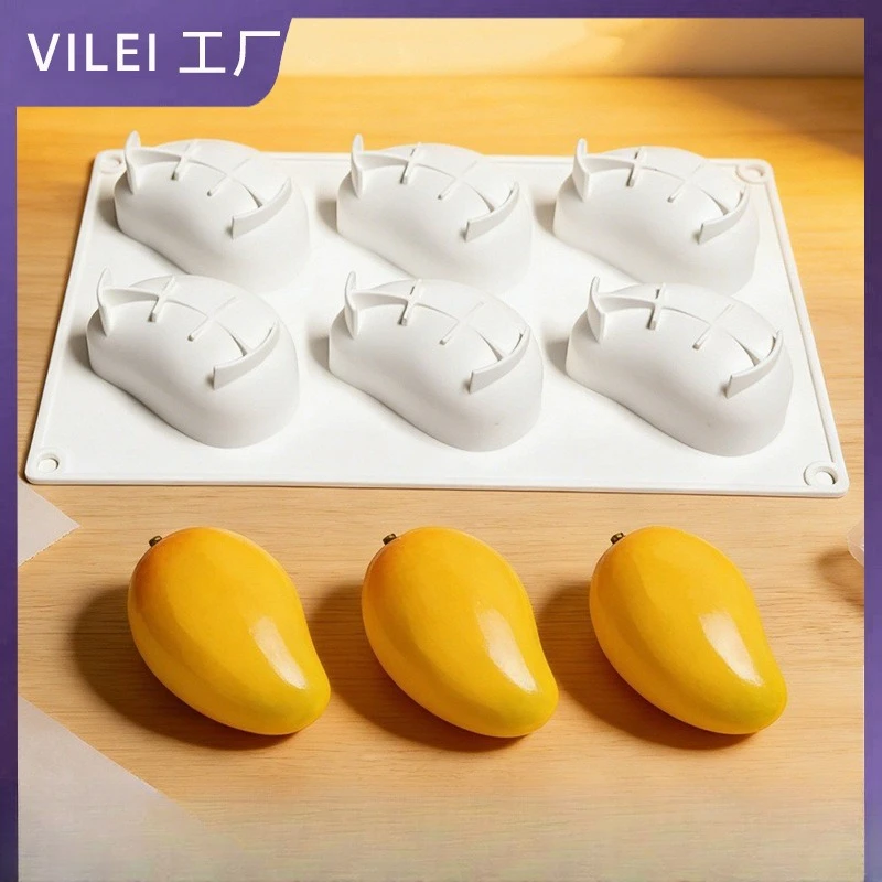 

LH mango mousse cake silicone mold ice cream custard baking utensils high temperature resistance