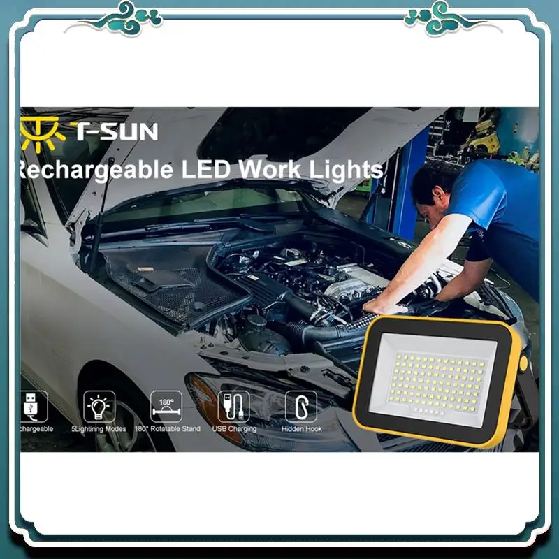 

Portable Super Bright 97 SMD Work Light USB Rechargeable 5 Modes LED Flashlight For Outdoor Camping & Emergency Durable