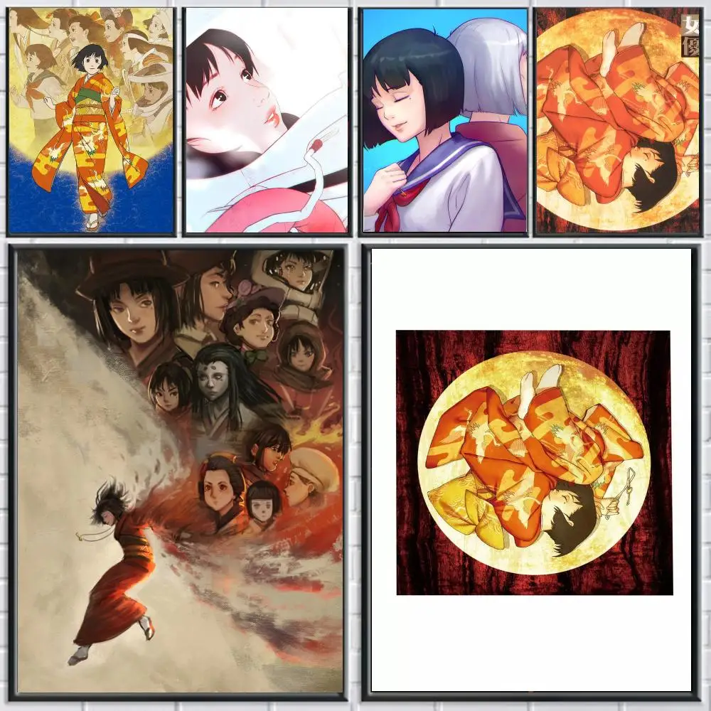 anime M-Millennium Actress-S Poster Peel and Stick Wall Art for Cafe Office Bar and Home Decoration