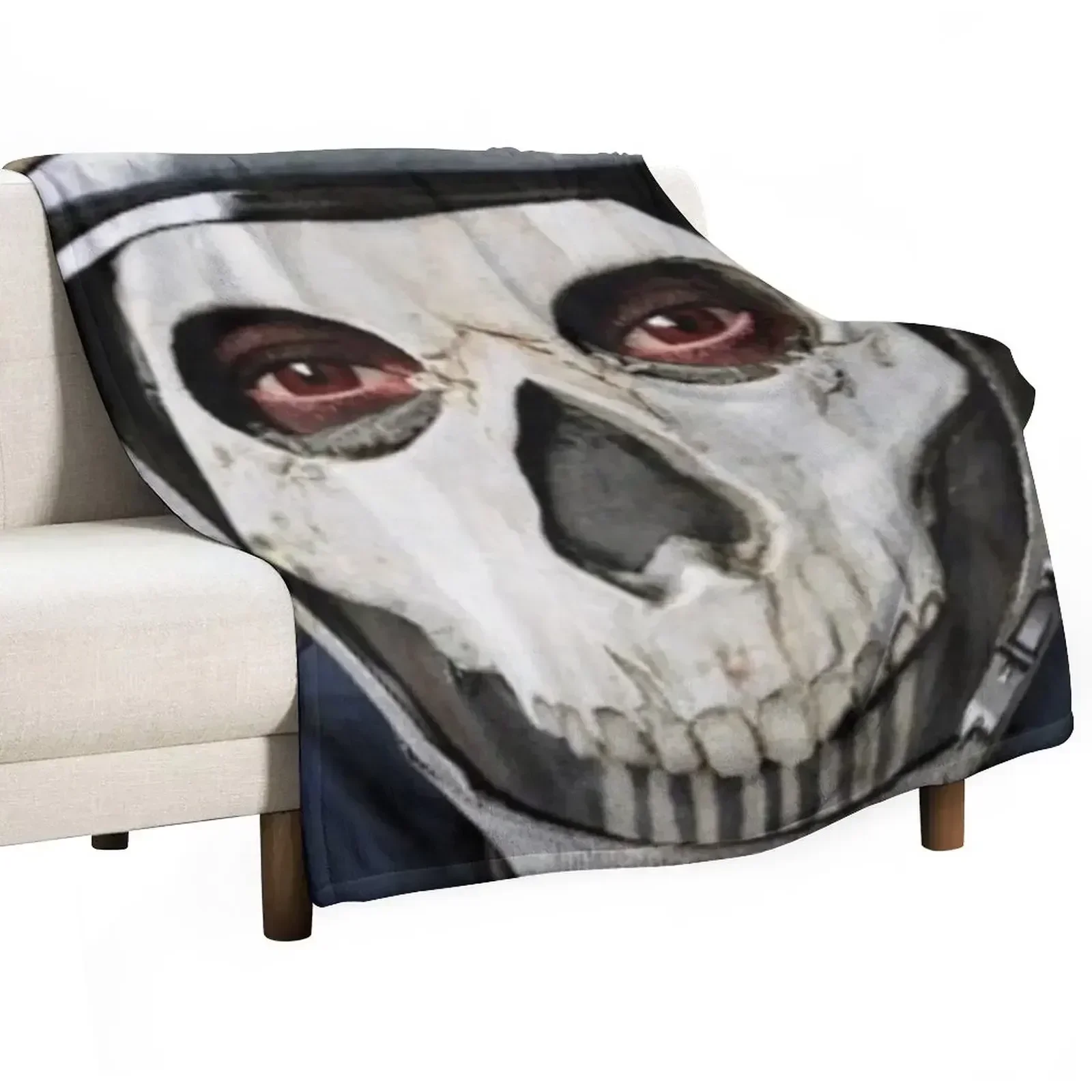 

Silly Ghost COD Throw Blanket Plaid Sleeping Bag Blankets