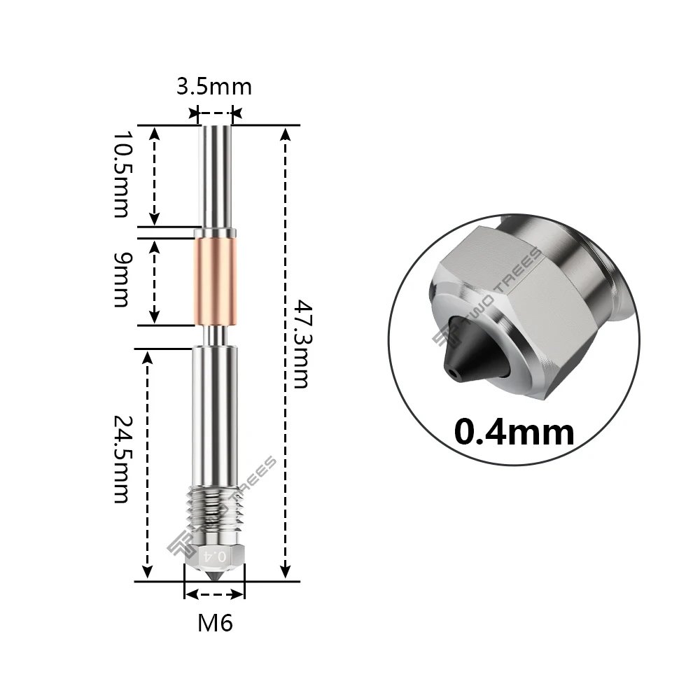 Neues Upgrade-Hotend für Bambu Lab P1P X1C P1S X1 X1E TZ4.0 Upgrade-Hot-End-Druckkopf 3D-Druckteile für Bambulab 3D-Drucker
