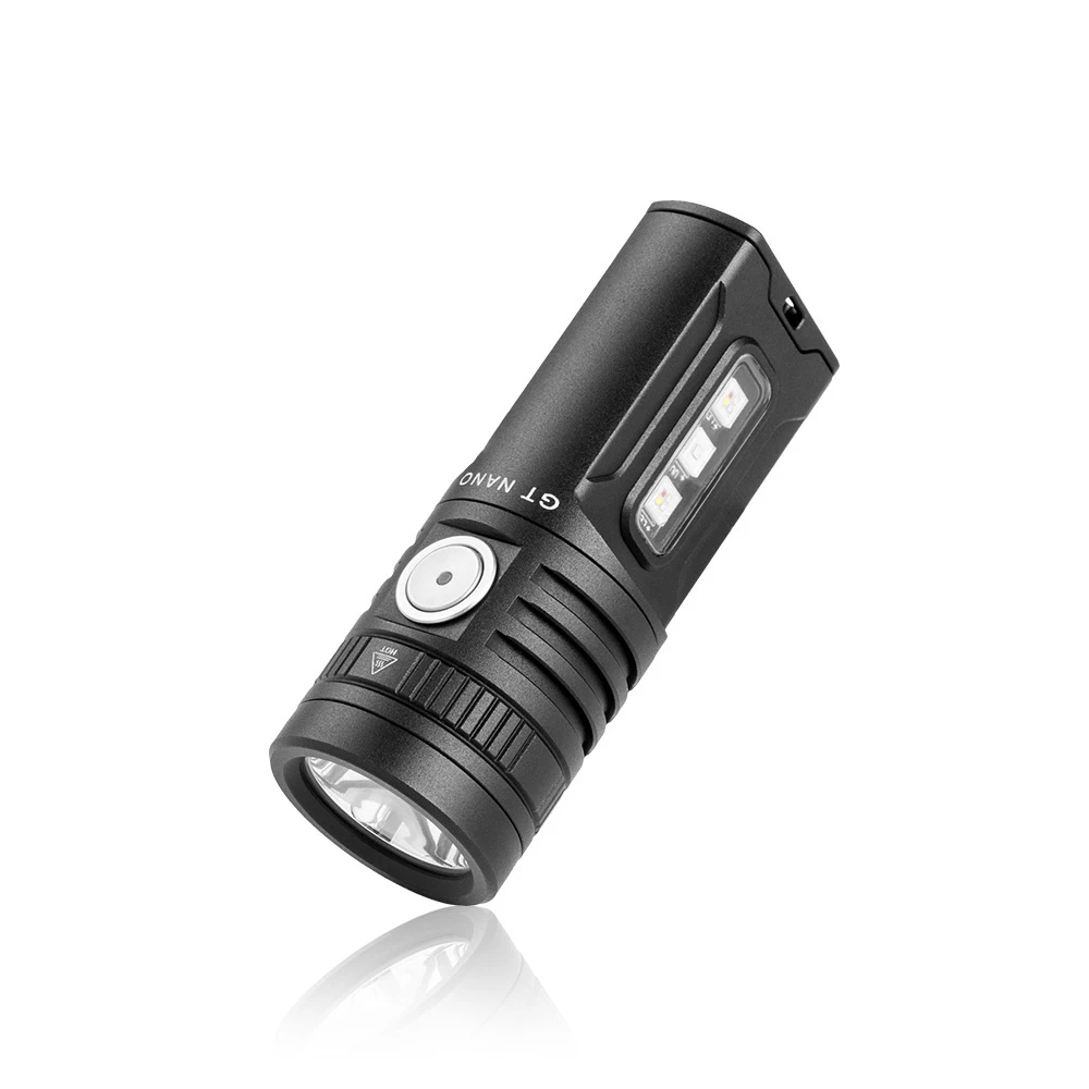 

Lumintop GT NANO 6.0 USB Type C Rechargeable Flashlight Support 2x 10280 Battery with 720 Lumen Main Light RGB UV Sidelight